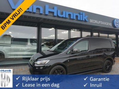 Volkswagen Caddy 2.0TDI 122PK DSG AUT Black Edition BPM VRIJ!! Apple Carplay, Camera, LED, 18 Velgen, Trekhaak C01