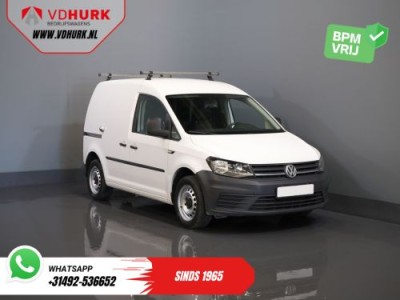 Volkswagen Caddy 2.0 TDI BPM VRIJ! NL Auto/ Inrichting/ Airco/ Cruise/ Camera/ Trekhaak/ Dwarsdragers