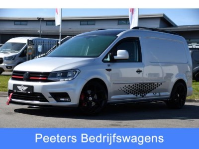 Volkswagen Caddy 2.0 TDI L2H1 BMT Maxi Exclusive PB Edition Cruise, Camera, Carplay, Automaat, 185pk, Alcantara, Sport stoelen, Carbon, Multimedia, Uniek!