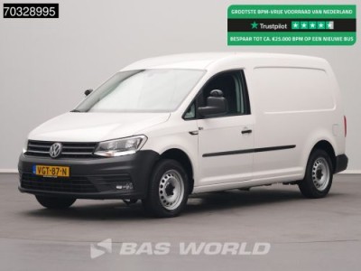 Volkswagen Caddy 102PK L2H1 Trekhaak LED Airco Cruise Werkplaatsinrichting Parkeersensoren Euro6 L2 Airco Trekhaak Cruise control
