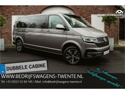 Volkswagen Caravelle T6.1 Caravelle 2.0 TDI 204 PK DSG L2H1 DUB/CAB A-Deuren ACC | LED | Leder | Apple Carplay/ Android Auto | Privacy glass |