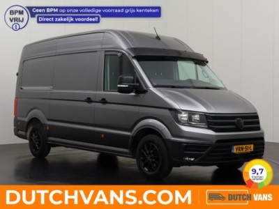 Volkswagen Crafter 2.0TDI 140PK L3H3 Highline | Camera | Leder | Airco | Cruise | 3-Persoons | Betimmering