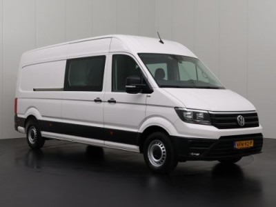 Volkswagen Crafter 2.0TDI 140PK L4H3 Dubbele Cabine | 6-Persoons | Navigatie | Camera | 3000Kg Trekhaak | Airco | Cruise