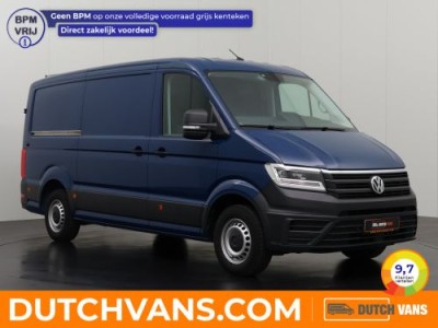 Volkswagen Crafter 2.0TDI 177PK DSG Automaat L3H2 Led | Werkplaats | Navigatie | Camera | Airco | Cruise | 3-Persoons | Trekhaak 3000Kg