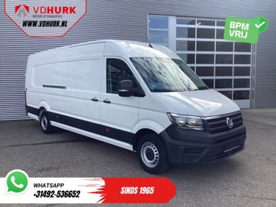 Volkswagen Crafter 35 2.0 TDI 140 pk L5H3 BPM VRIJ! 2x Schuifdeuren/ 270 Gr.Deuren/ Carplay/ Camera/ Airco