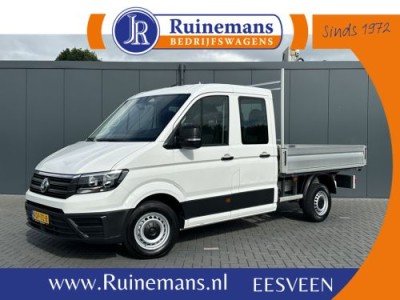 Volkswagen Crafter 35 2.0 TDI / 1e EIG. / 41.919 KM / DUBBEL CABINE / PICK UP / 7 PERSOONS / 2.5 TONS TREKHAAK / AIRCO / CRUISE / DUBBELE CABINE