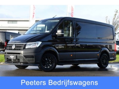 Volkswagen Crafter 35 2.0 TDI L3H2 Black Edition Camera, Carplay, Stoelverwarming, LED, Trekhaak, Sensoren, multimedia, Automaat, Uniek!