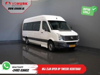 Volkswagen Crafter 35 2.0 TDI L3H2 EXPORT ONLY!  EUR9.559 incl BTW/BPM Rolstoellift/ 9 Pers/ 9P/ Sidebars/ Rearbar/ Airco