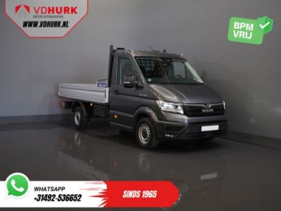Volkswagen Crafter (MAN TGE) 2.0 DSG Aut. Open Laadbak 340x204x40/ Facelift/ LED/ Virtual Cockpit/ Carplay/ Pick Up/ Camera/ Climate/ PDC/ Cruise