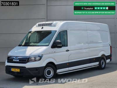 Volkswagen Crafter 140pk Bi Temp Koelwagen Vriezer Themo King V-300 MAX Airco Euro6 Koel Koeler Vries Kühler Kühl Kühlwagen Frigo 12m3 Airco Cruise control