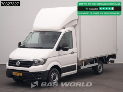 Volkswagen Crafter 140pk Laadklep Zijdeur Bakwagen Navi Airco Cruise DHollandia Euro6 Meubelbak Koffer Airco Cruise control