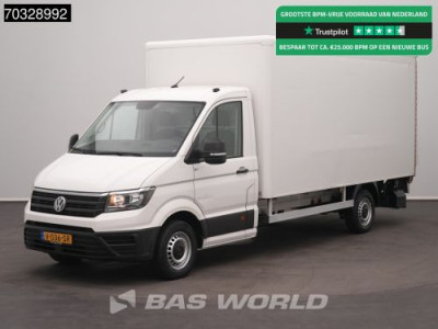 Volkswagen Crafter 140pk XL 205cm Laadklep Automaat Zijdeur Bakwagen Navi Airco Cruise Camera Euro6 Meubebal Möbelkoffer Koffer LBW Tail Lift Airco Cruise control