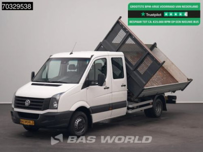 Volkswagen Crafter 160pk Dubbel Cabine Driezijdige Kipper 160PS Trekhaak Airco Tipper Benne Kieper Airco Dubbel cabine Trekhaak