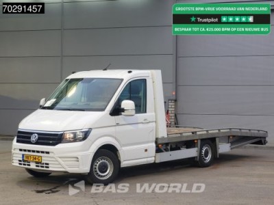Volkswagen Crafter 177pk Cartransporter 3.5t trekhaak Lier Navi Airco Cruise Autotransporter Oprijwagen Euro6 Ambulance Airco Trekhaak