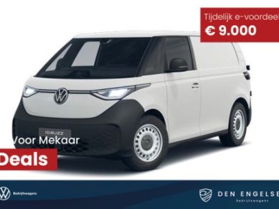 Volkswagen ID. Buzz Cargo ID. Buzz Cargo 170 pk, Economy Business, Achteruitrijcamera, Bijrijdersbank, Trekhaak, Achterdeuren zonder ruit, Alarm