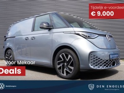 Volkswagen ID. Buzz Cargo ID. Buzz Cargo 286 pk, Bulli,  Achteruitrijcamera, Comfortstoelen met armleuning, Navigatie, Achterdeuren zonder ruit, Trekhaak