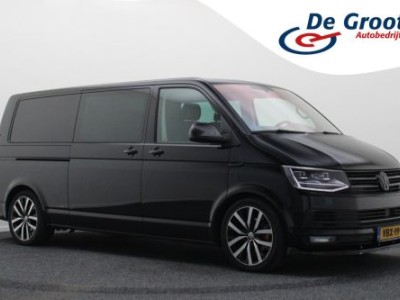Volkswagen Transporter 2.0 TDI DSG L2H1 DC Highline 2x Schuifdeur, ACC, Apple Carplay, Bluetooth, LED, PDC, Trekhaak, 19