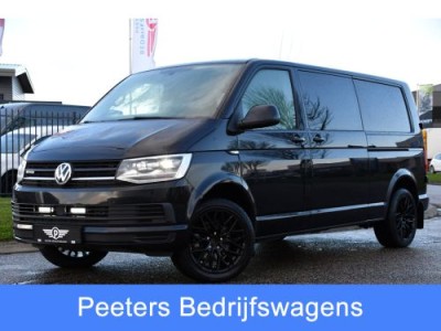 Volkswagen Transporter 2.0 TDI L2H1 DC 4Motion Highline Black Edition Camera, Cruise, Automaat, Multimedia, 204Pk, 2 x schuifdeur, LED, Uniek!