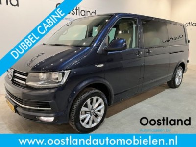 Volkswagen Transporter 2.0 TDI L2H1 DC Dubbel Cabine 204 PK Automaat / Schuifdeur L + R / Airco / Cruise Control / CarPlay / Trekhaak / Camera / Leder / Navigatie