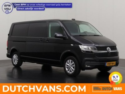 Volkswagen Transporter 2.0TDI Lang Achterdeuren | Navigatie | Airco | Cruise | 3-Persoons | Betimmering