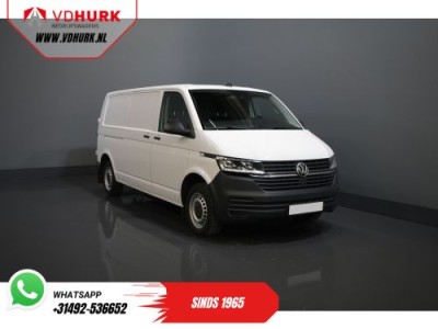 Volkswagen Transporter Volkswagen Transporter T6.1 2.0 TDI 150 pk DSG Aut. L2 2x Schuifdeur/ LED/ Stoelverw./ Standkachel/ Carplay/ 2.5t Trekverm.