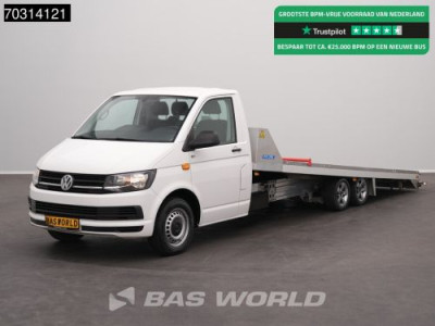 Volkswagen Transporter 140pk Eder Algema Fitzel 1500KG Nutzlast Autotransporter Cartransporter Oprijwagen Airco Cruise control