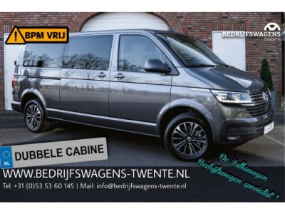 Volkswagen Transporter T6.1 CARAVELLE 2.0 TDI 150 PK DSG L2H1 DUB/CAB A-Deuren ACC | LED | Digital Cockpit | Virtual Cockpit |